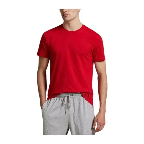 3 PACK Polo Ralph Lauren Classic Fit Crewneck T-Shirt Red Navy Gray Men's - Picture 4 of 6